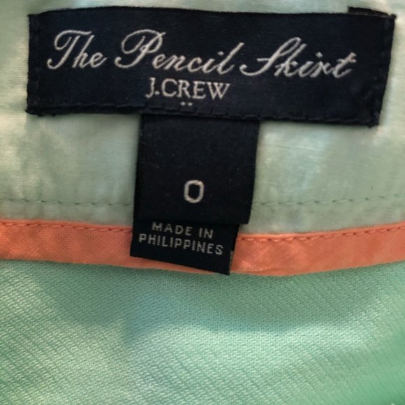 J Crew The Pencil Skirt Size 0 - Picture 3 of 3